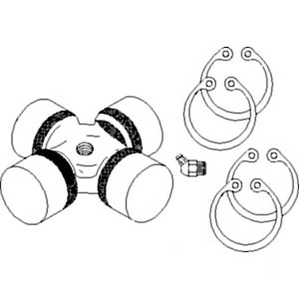 Aftermarket New Fits John Deere Cross & Bearing Kit 6010 6020 6100 6110 6120 6210 6 AL110150 - main